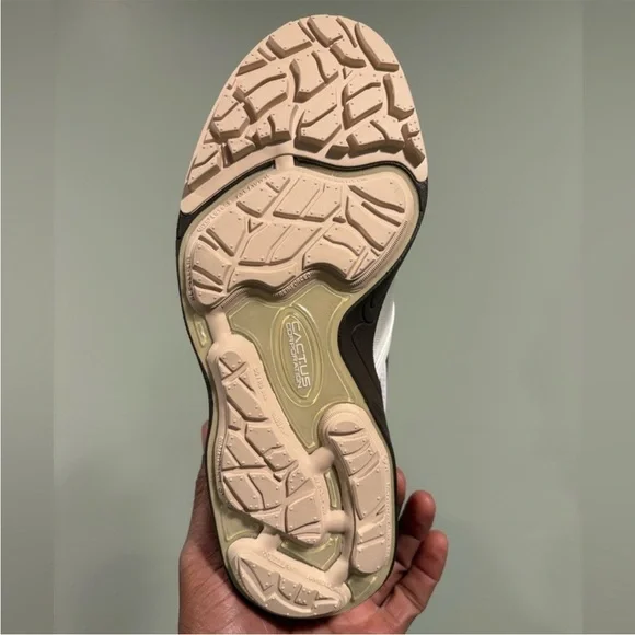 Cactus Jack by Travis Scott White and Brown Sneakers - Picture 8 of 12